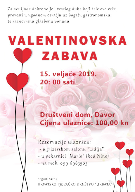 Valentinovsko zabavno veče